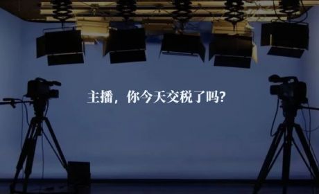 主播，你今天交税了吗？