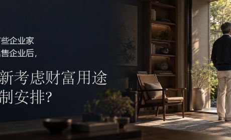 企业家退休或出售企业后，为何会重新考虑财富用途与控制安排？