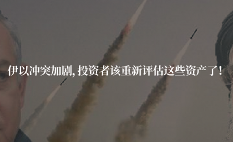 伊以冲突加剧，你该重新评估这些资产了！