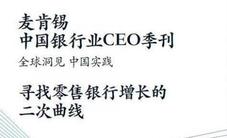 大数据挖掘客户洞见，分析驱动零售银行价值增长 | 麦肯锡中国银行业CEO季刊